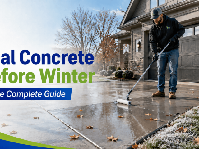 How to Seal Concrete Before Winter – The Complete Guide